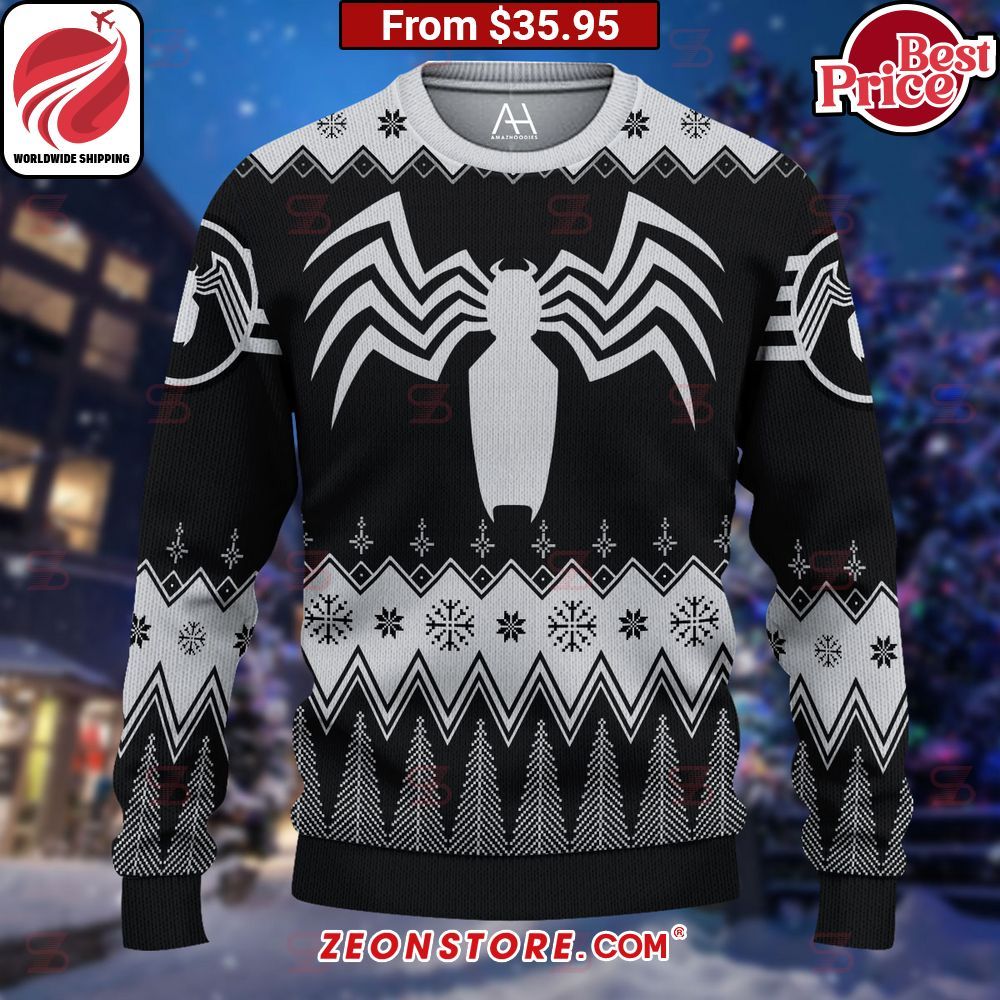 Venom Christmas Sweater Wow, cute pie