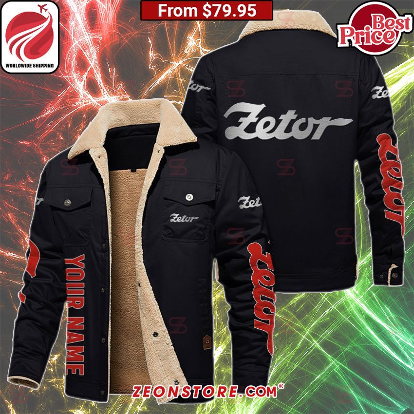 Zetor Fleece Leather Jacket Is this your new friend?